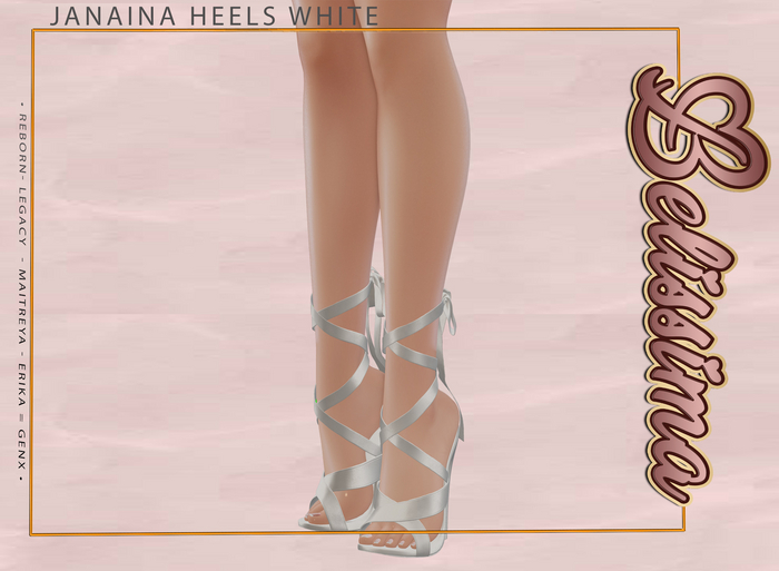 [Belissima] Janaina Heels White