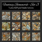 *Wallflowers* Fantasy Stonework - Set 3