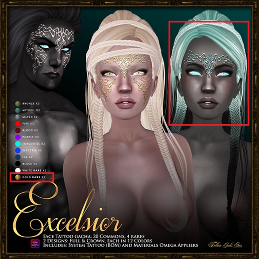 Fallen Gods Inc.+ Excelsior, Crown Gold