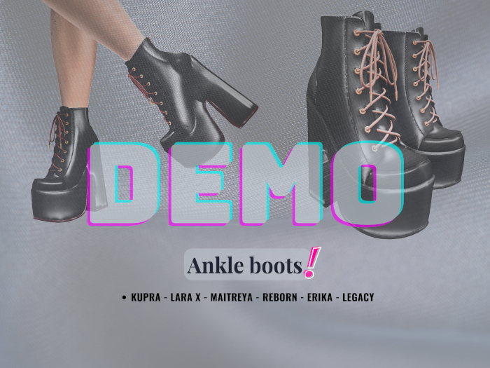 [DressUp!] **DEMO** Ankle Boots