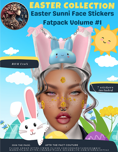^^AFTR^^ Easter Sunni Freckles  Sticker #1 v1  BOM