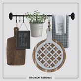 BROKEN ARROWS - Anne Kitchen - Rod - Worn Wood