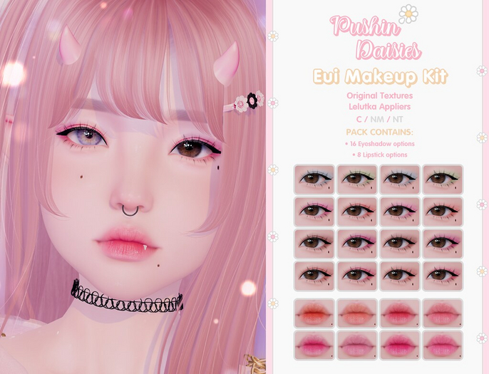 Pushin' Daisies - Eui Makeup Kit - Lelutka EVO