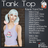 ~TL~ Kawaii TransChick Tank Set