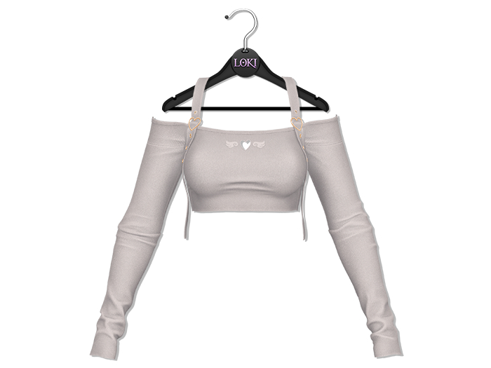 Loki - Angie Heart Top - Grey