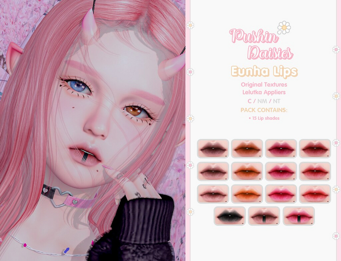 Pushin' Daisies - Eunha Lips - Lelutka