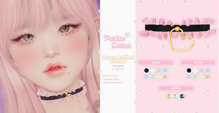 Pushin' Daisies - Yeeun Ruffled Choker - Fatpack