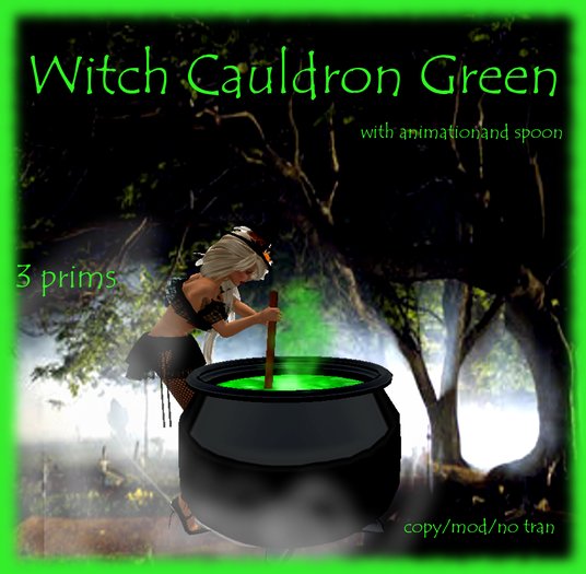 Witch Cauldron green