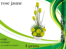 rose jaune