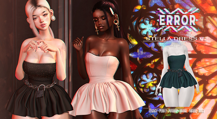 #error - stella dress V2 - emerald