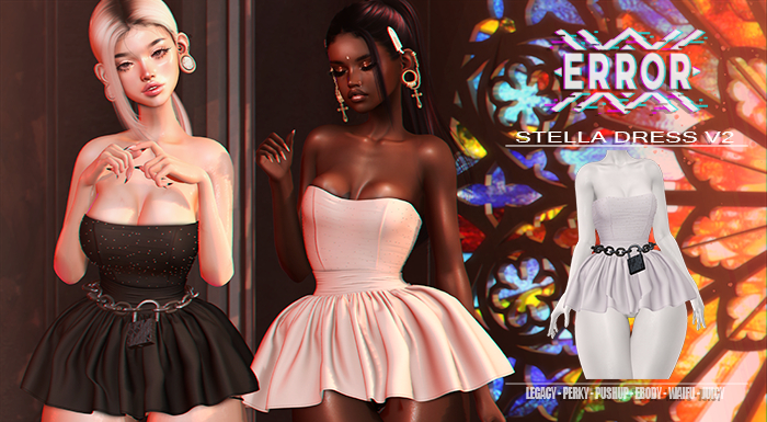 #error - stella dress V2 - white