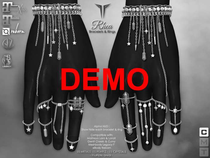 **RE** Rhea Bracelets & Rings Set DEMO