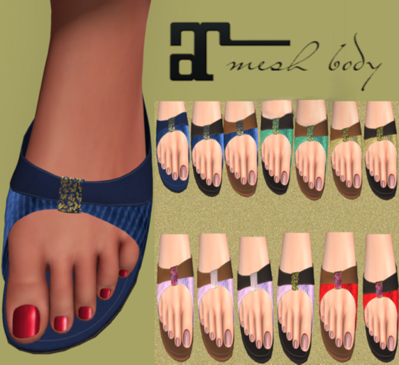 Amber Sandals Set ~ Maitreya
