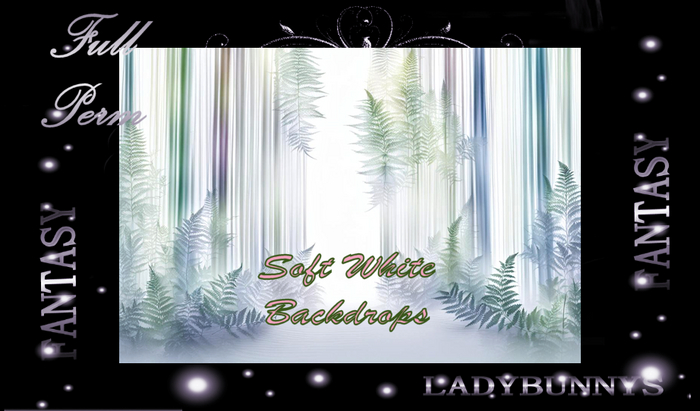 Fantasy Background Textures-Soft White Backdrops Full perm
