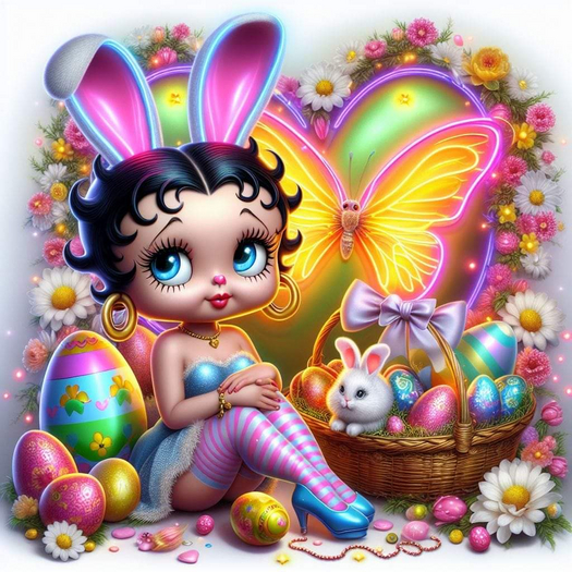Happy Easter Betty Boop