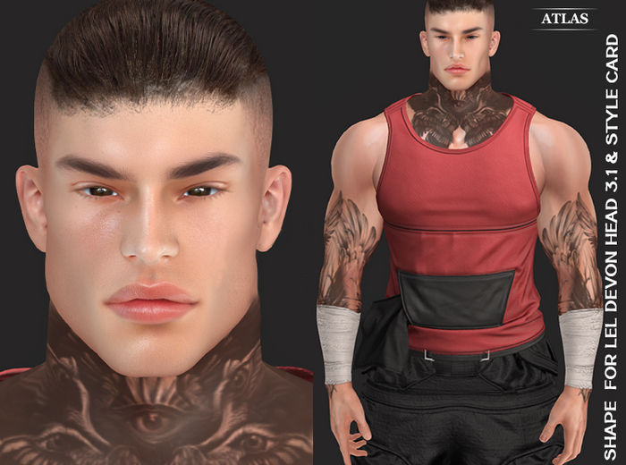*ATLAS* SHAPE KIM for  / HEAD / lel EvoX DEVON 3.1 & STYLE CARD