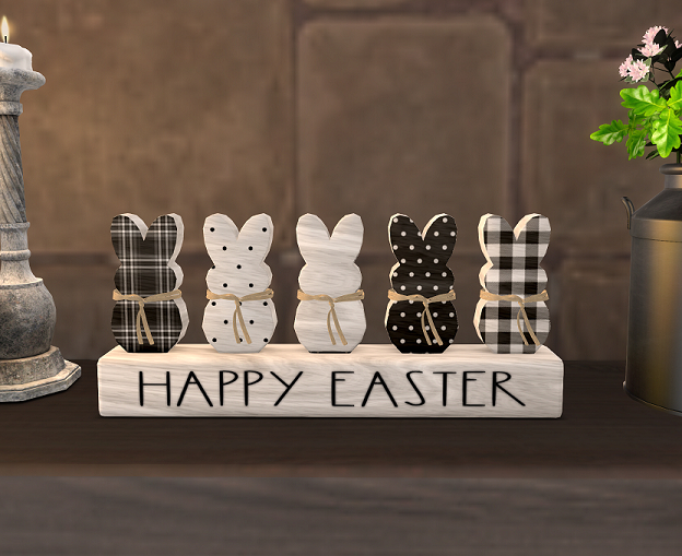 Farmhouse Peeps Wooden Easter Decor