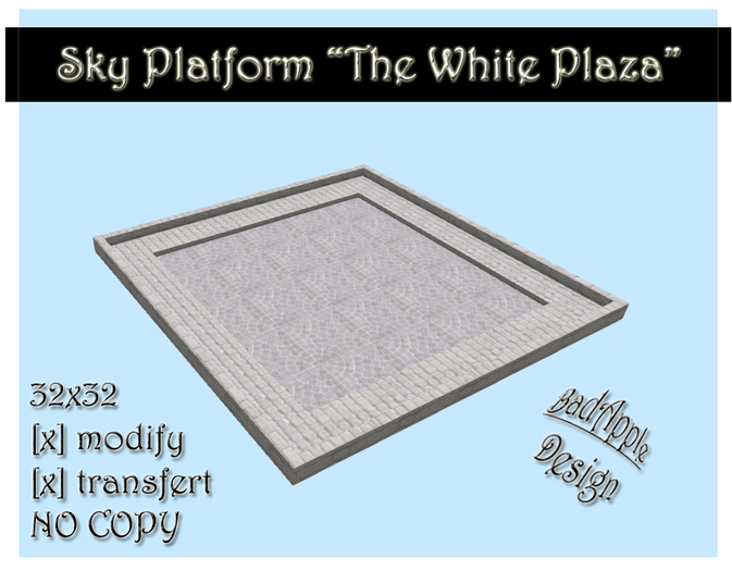 Sky Platform "The white Plaza" 32x32 -BOX- BadAppleDesign