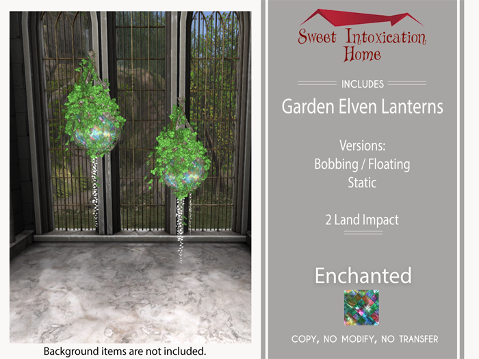 ::SIH:: Garden Elven Lantern - Enchanted