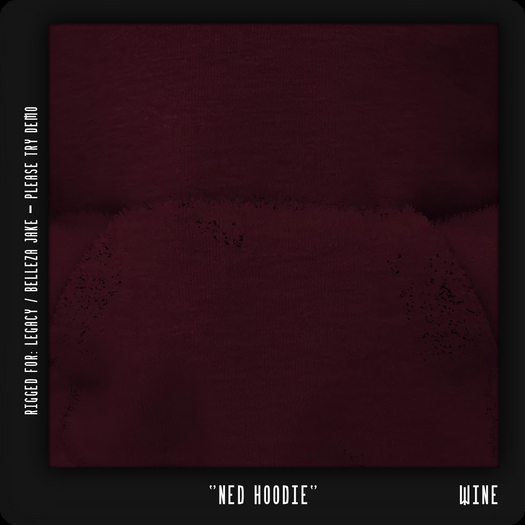 - TRIGGERED - Ned Hoodie (Wine) (BOXED)