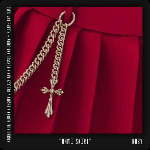 - TRIGGERED - Nami Skirt (Ruby) (BOXED)