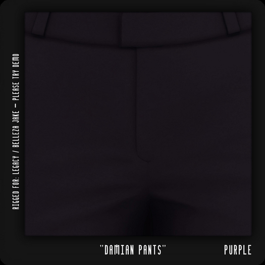 - TRIGGERED - Damian Pants (Purple) (BOXED)