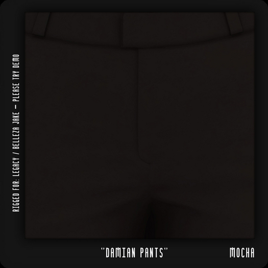 - TRIGGERED - Damian Pants (Mocha) (BOXED)