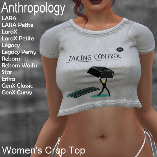 Taking Control Women's Crop Top (WNC)