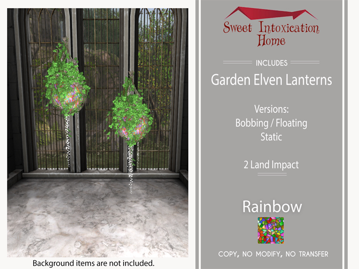 ::SIH:: Garden Elven Lantern - Rainbow