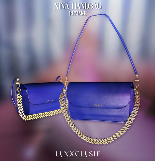 [LUXXCLUSIF] NINA HANDBAG REMAKE - Blue Royal
