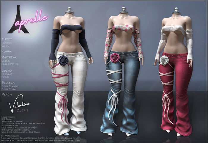 aprelle valentine jeans FATPACK