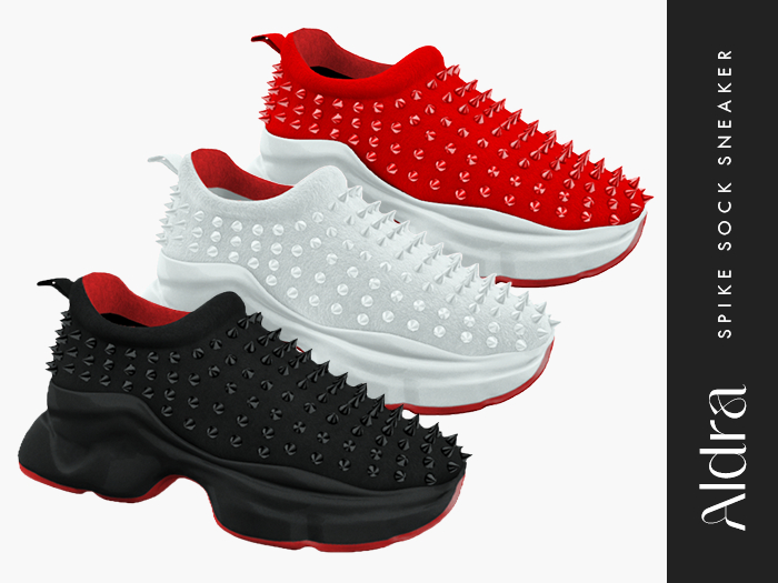 Aldra. Spike Sock Sneaker Fatpack