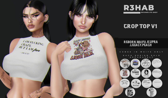 R3HAB-Crop Top V1- Fatpack