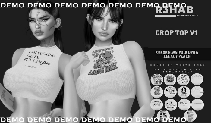 R3HAB-Crop Top V1- DEMO