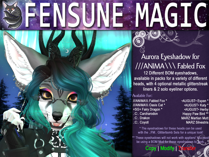 .:FM:. Anima Fox Aurora Eyeshadow Set