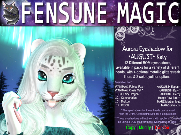 .:FM:. August Katy Aurora Eyeshadow Set