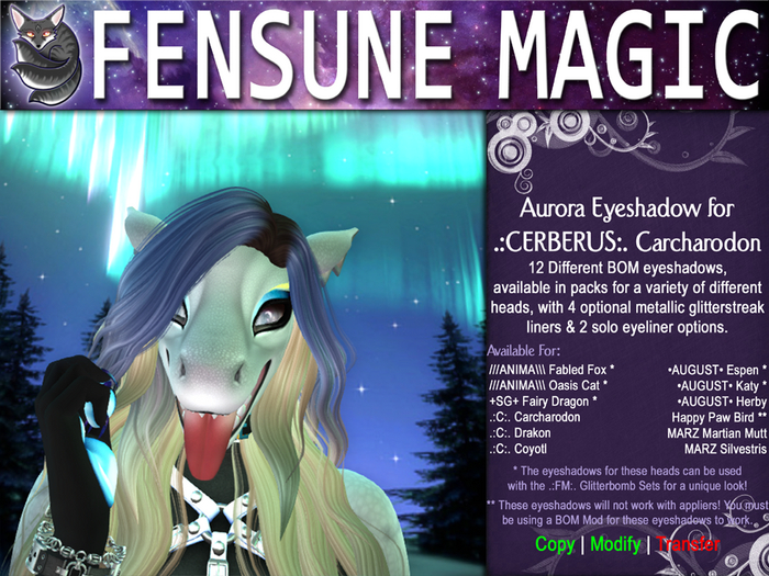.:FM:. Cerberus Carcharodon Aurora Eyeshadow Set