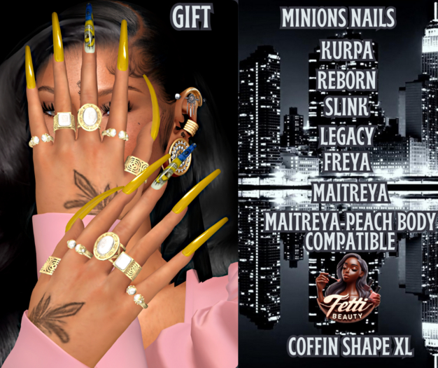 Minions Nails *gift*