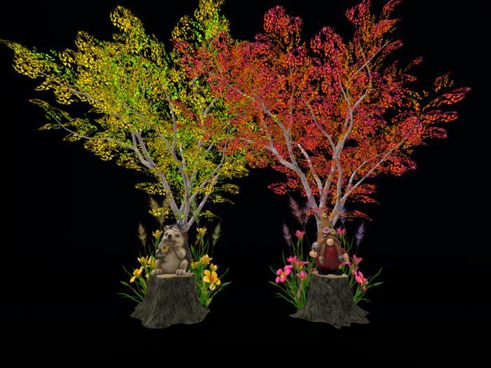 MC Critter Tree Stump Patch Set