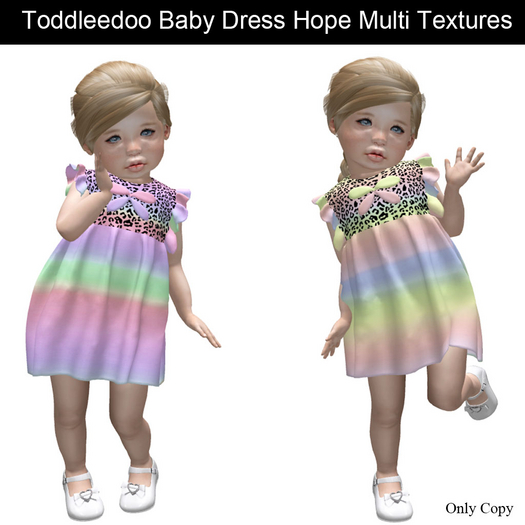 Toddleedoo Baby Dress Hope Multi Textures Demo