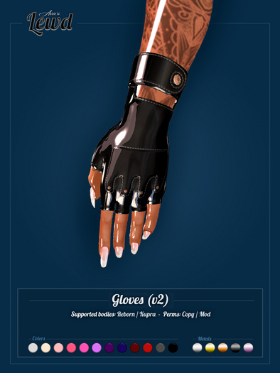 Ava's Lewd: Gloves v2 (wear me)