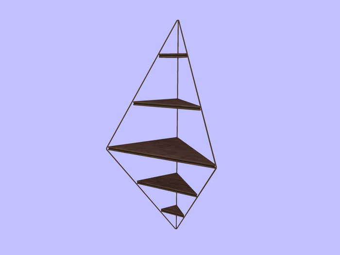 Pluteum - Losange Corner Shelf #2