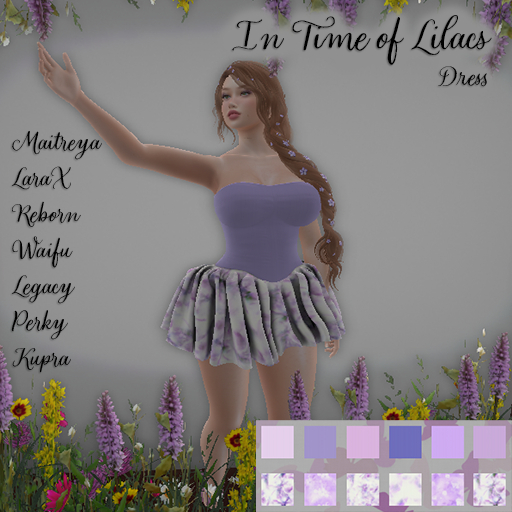 In Time of Lilacs Dress BOXED