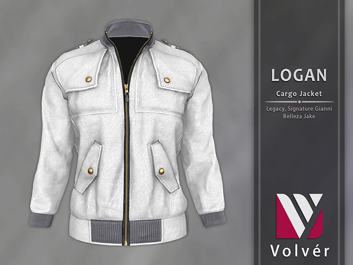 //Volver// Logan Cargo Jacket - White