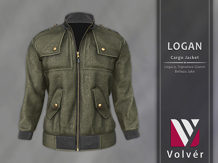 //Volver// Logan Cargo Jacket - Dark Olive