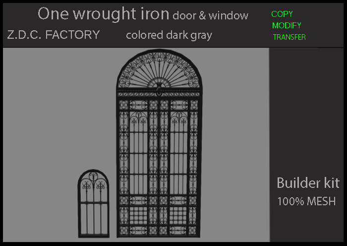 wrought iron gate