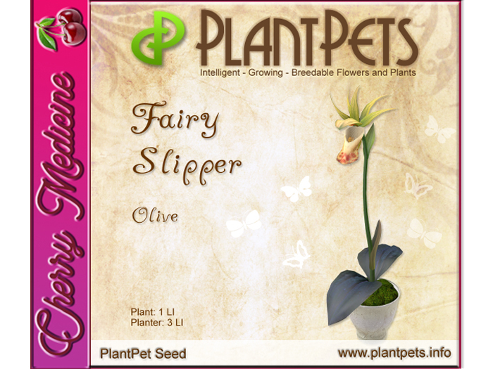 PlantPet Seed [Fairy Slipper *Olive*]