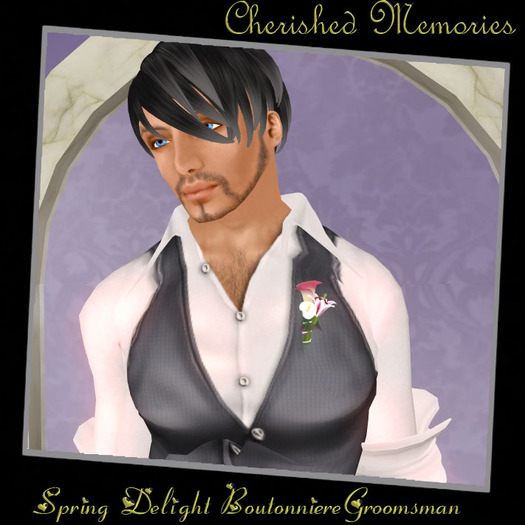 Groomsmen Boutonniere Spring Delight