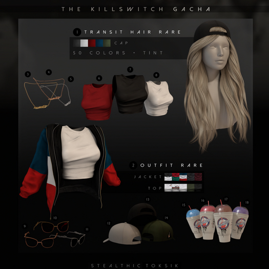 Stealthic x Toksik - 2. TKS Outfit (RARE) M.LARA