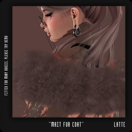 - TRIGGERED - Mait Fur Coat (Latte) (BOXED)